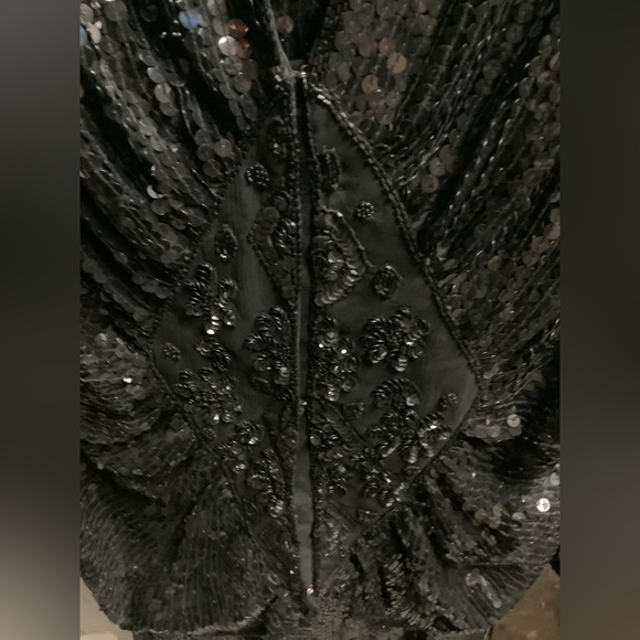 new vintage 100% silk sequins skirt set - Picture 7 of 16